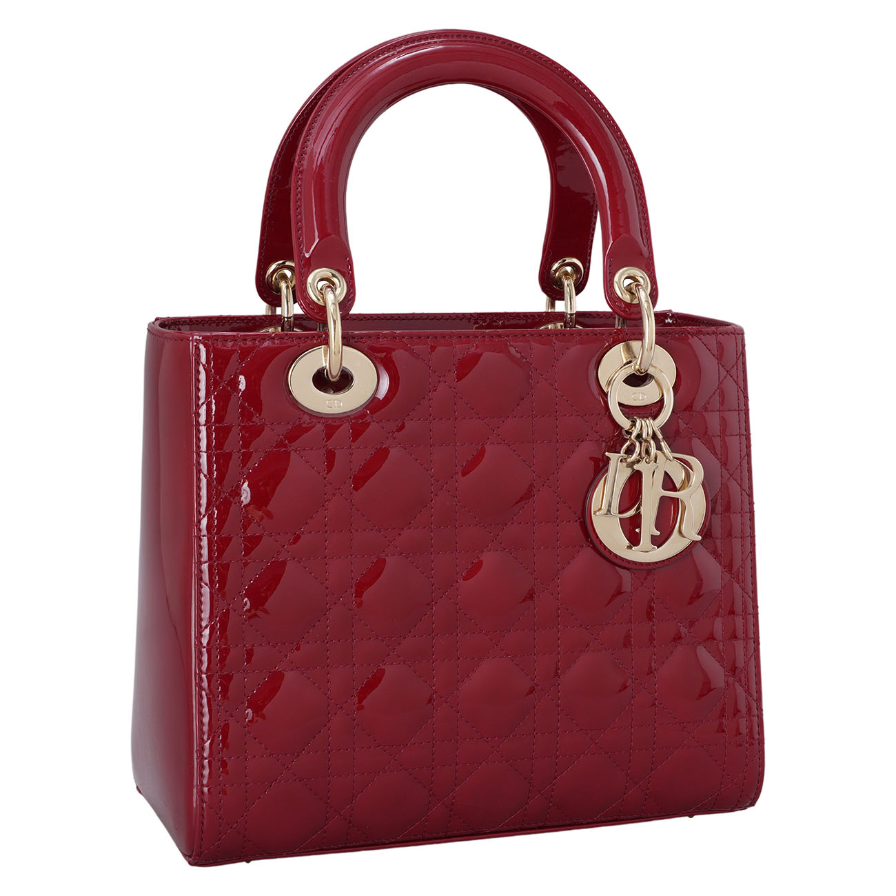 CHRISTIAN DIOR(USED)크리스찬디올 페이던트 레이디디올 미듐
